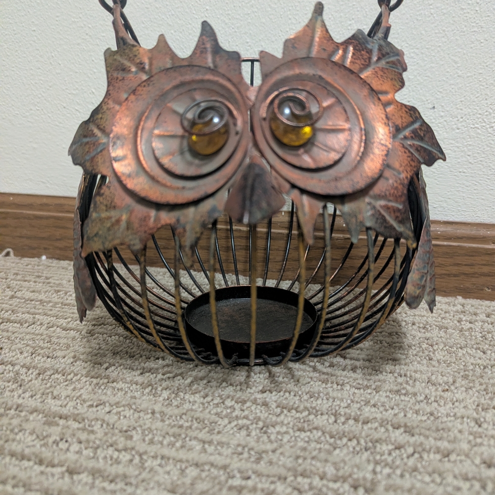 Kohl's Rustic Copper Owl Accent